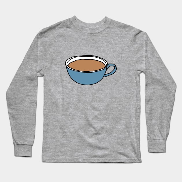 Food Cup of Hot Chocolate Long Sleeve T-Shirt by ellenhenryart